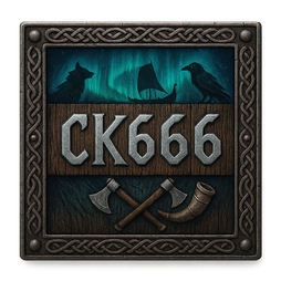 ck666 মোবাইল গেম মেনু